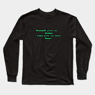 Tech joke Long Sleeve T-Shirt